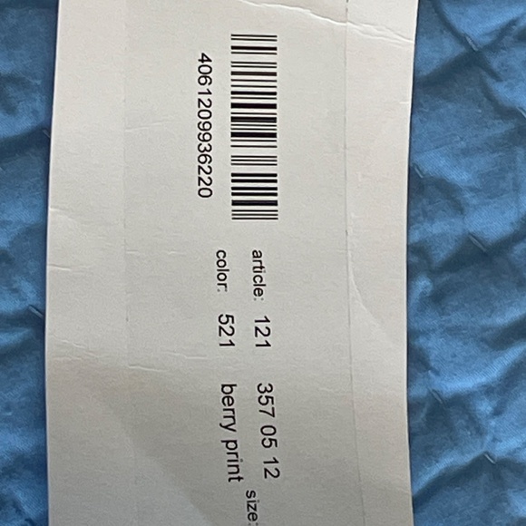 RUNDHOLZ BLACK LABEL S/S 2021 “Rise” Print Berry Red Tee Sz S NWT - Picture 5 of 7